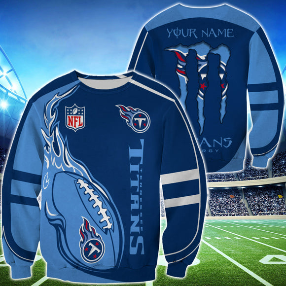 20% OFF Monster Energy Tennessee Titans Sweatshirt Custom Name