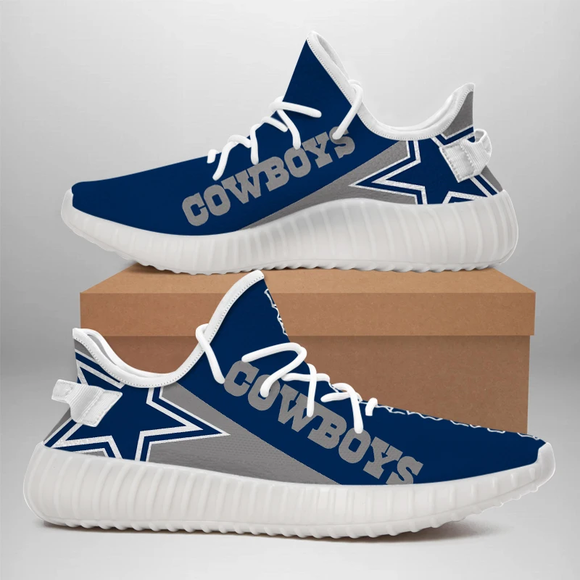 Navy Blue Dallas Cowboys Tennis Shoes Mens PTA031 Footballfan365