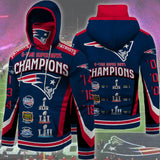 20% Sale OFF Best New England Patriots 6 Time Super Bowl Hoodies