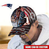 Lowest Price New England Patriots Baseball Caps Mascot Flag Custom Name