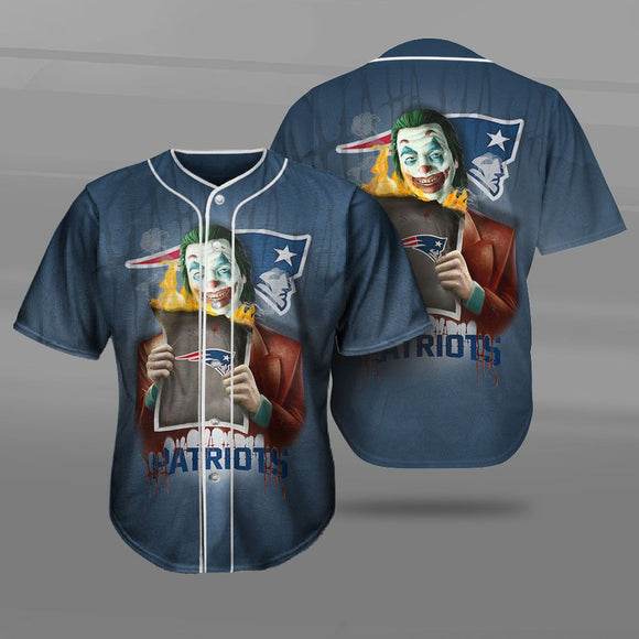 UP To 20% OFF Best New England Patriots Baseball Jersey Shirt Joker Graphic