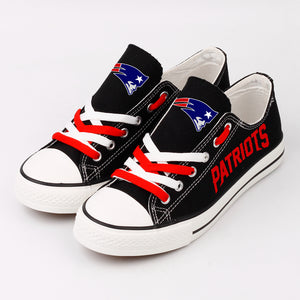 Cheap New England Patriots Canvas Shoes T-DJ133L For Sale