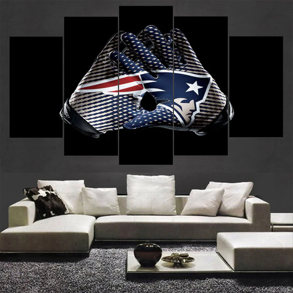 Up to 30% New England Patriots Canvas Wall Art Gloves Hand