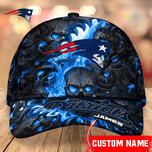 The Best Cheap New England Patriots Caps Skull Custom Name