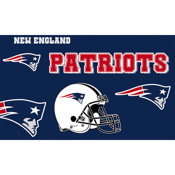 25% OFF New England Patriots Flag 3x5 Helmet Design Banner - Only Today