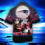 15% OFF Cheap New England Patriots Hawaiian Shirt Hawaii Night Sky