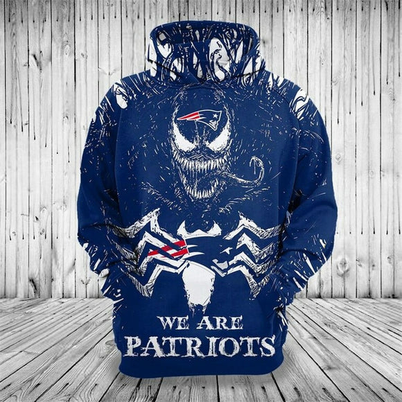 20% OFF Hot Sale New England Patriots Hoodie – Venom Hoodie Halloween.