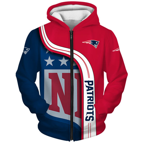 20% OFF Cheap New England Patriots Hoodies Football 3D No 08 On Sale