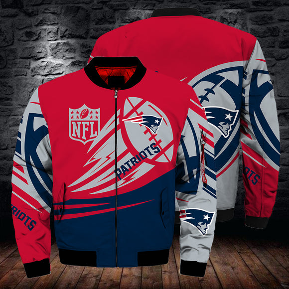 17% OFF Hot New England Patriots Jacket Mens Ultra-balls Graphic