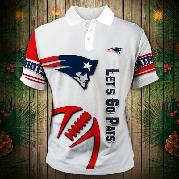 20% OFF Best Men’s White New England Patriots Polo Shirt For Sale
