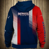 11% OFF New England Patriots Zipper Hoodie Stripe - Limited Time Offer