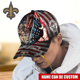 Lowest Price New Orleans Saints Baseball Caps Mascot Flag Custom Name