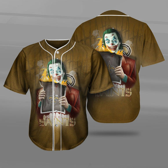 UP To 20% OFF Best New Orleans Saints Baseball Jersey Shirt Joker Graphic