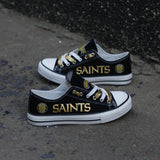 Cheap New Orleans Saints Canvas Shoes T-DJ133L For Sale