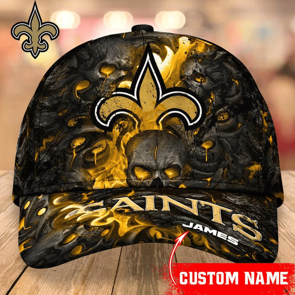 The Best Cheap New Orleans Saints Caps Skull Custom Name