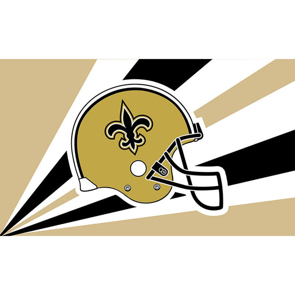 Up To 25% OFF New Orleans Saints Flags Helmet 3x5ft