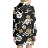 15% OFF Best New Orleans Saints Floral Hoodie Dress Cheap