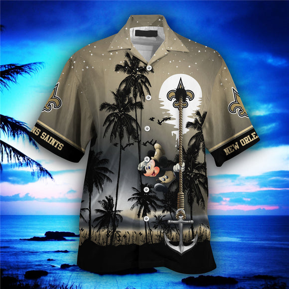 18% OFF Cheap New Orleans Saints Hawaiian Shirt Hawaii Night Sky