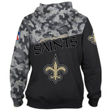 20% OFF New Orleans Saints Military Hoodie 3D- Limited Time Sale
