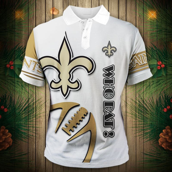 20% OFF Best Men’s White New Orleans Saints Polo Shirt For Sale