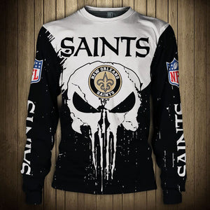 20% OFF Men’s New Orleans Saints Sweatshirt Punisher On Sale