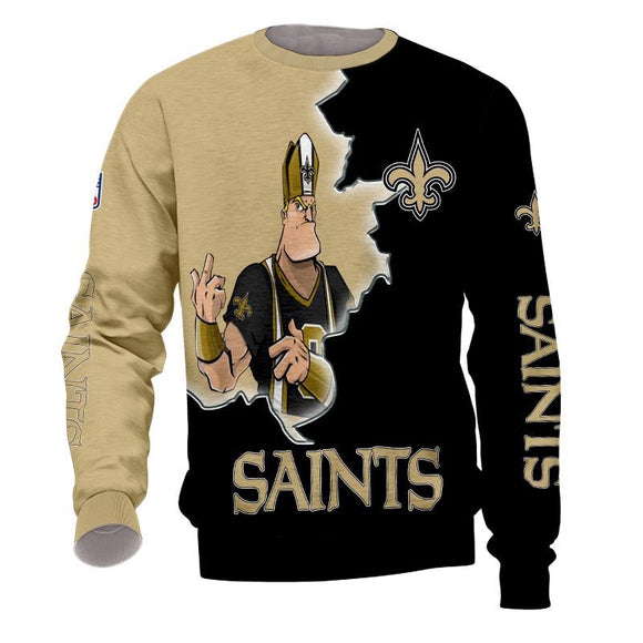20% OFF Best New Orleans Saints Sweatshirts Mascot Cheap On Sale
