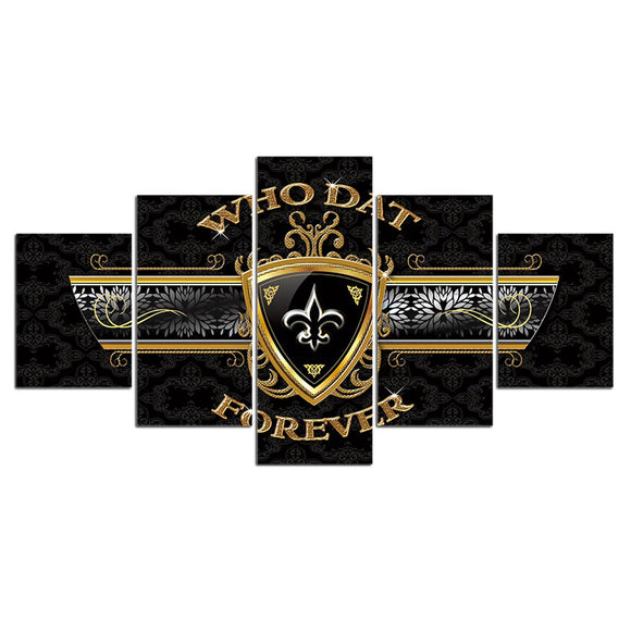 Up to 30% OFF New Orleans Saints Wall Art Cool Logo Canvas Print