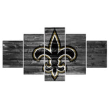 30% OFF New Orleans Saints Wall Decor Wooden No 2 Canvas Print