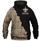 Up To 20% OFF Best New Orleans Saints Zipper Hoodies Repeat Logo