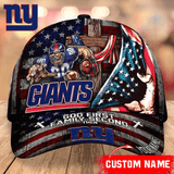 Lowest Price New York Giants Baseball Caps Mascot Flag Custom Name