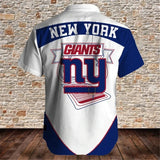15% OFF Men’s New York Giants Button Down Shirt For Sale