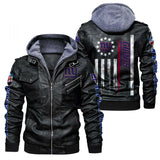 30% OFF New York Giants Faux Leather Jacket - Limited Time Offer