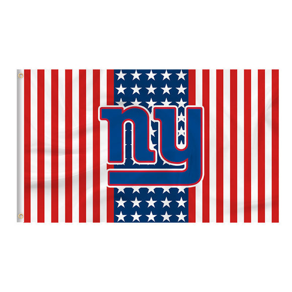 25% OFF New York Giants Flag 3x5 With Star and Stripes White & Red