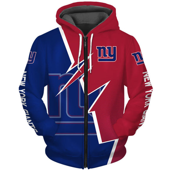 20% OFF New York Giants Hoodie Zigzag - Hurry up! Sale Ends in