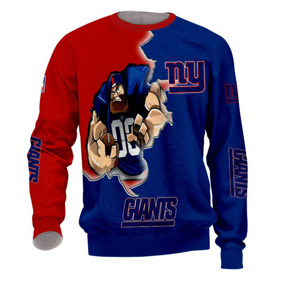 20% OFF Best New York Giants Sweatshirts Mascot Cheap On Sale