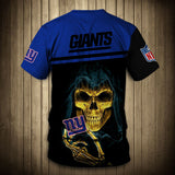 15% SALE OFF New York Giants T-shirt Skull On Back