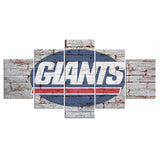 30% SALE OFF New York Giants Wall Art Brick Wall Canvas Print