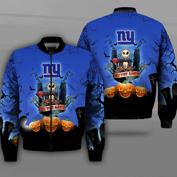 17% OFF Best Selling New York Giants Winter Jacket Jack Skellington 2