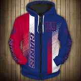 11% OFF New York Giants Zipper Hoodie Stripe - Limited Time Offer