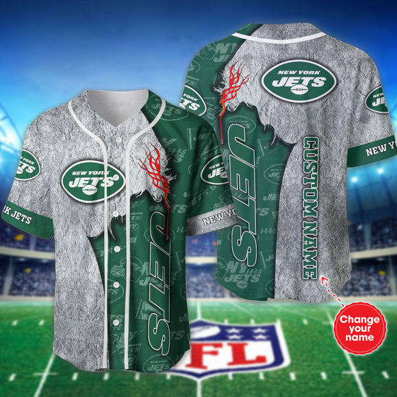 20% OFF Best New York Jets Baseball Jersey Shirt Custom Name