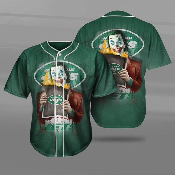 UP To 20% OFF Best New York Jets Baseball Jersey Shirt Joker Graphic