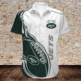 15% OFF Men’s New York Jets Button Down Shirt For Sale