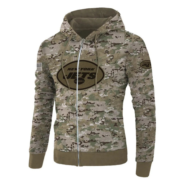 Up To 20% OFF New York Jets Camo Hoodie Cheap - Limited Time Sale