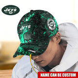 The Best Cheap New York Jets Caps Skull Custom Name