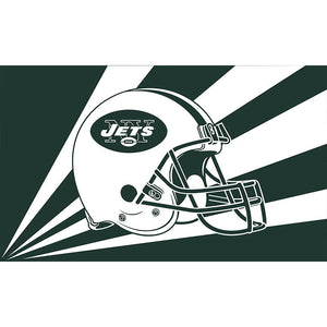 New York Jets Flag Helmet 3x5ft