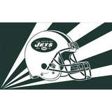 New York Jets Flag Helmet 3x5ft