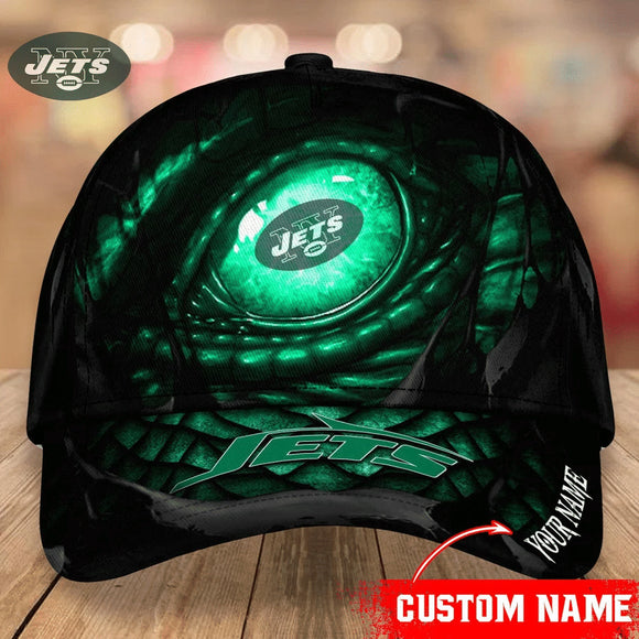 Lowest Price New York Jets Hats Dragon's Eye Custom Name
