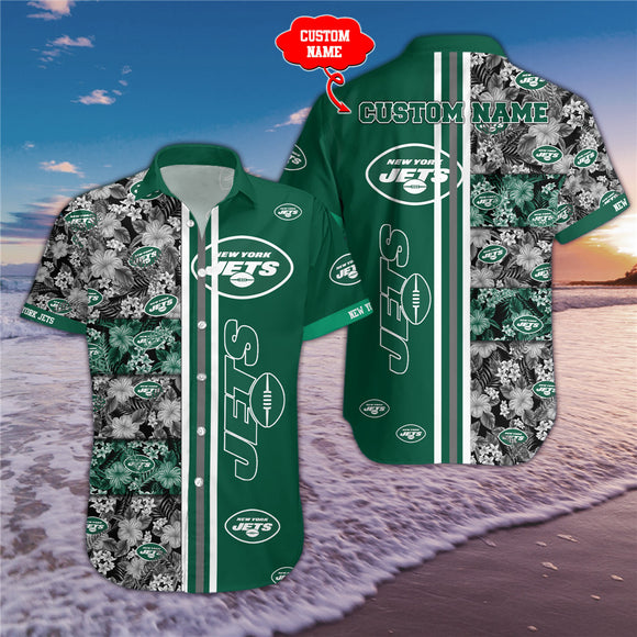 15% SALE OFF New York Jets Hawaiian Shirt Custom Name