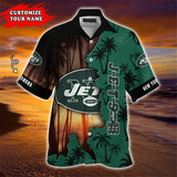 15% OFF New York Jets Hawaiian Customize Name On Sale