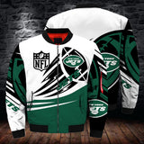 17% OFF Hot New York Jets Jacket Mens Ultra-balls Graphic